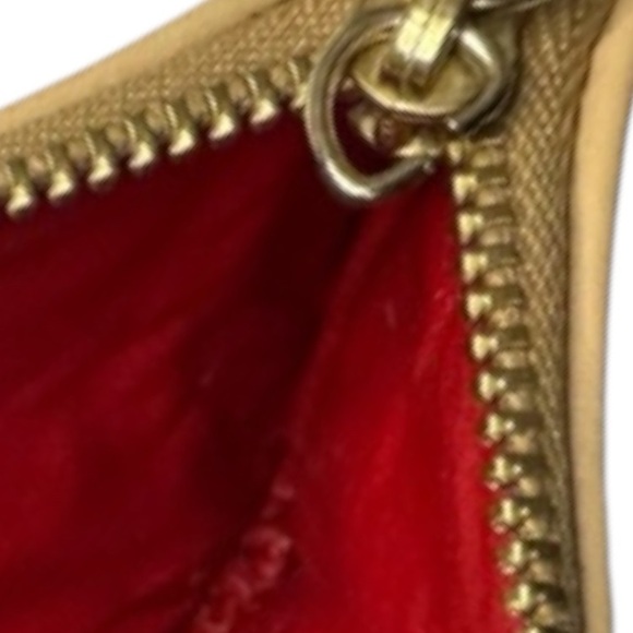 Dooney & Bourke Tan and Cream Monogram Clutch/Pouch - Picture 3 of 3